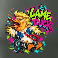 Trump lame duck graffiti