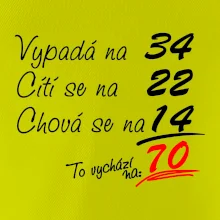 Vypadá, cítí se, chová se - 70 let
