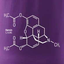 Molekulární struktura Heroin