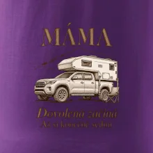 Máma dovolená začíná až si konečně sednu obytný pick-up