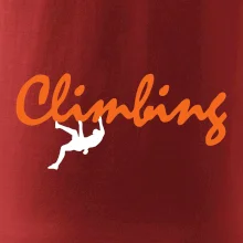 Climbing psací text