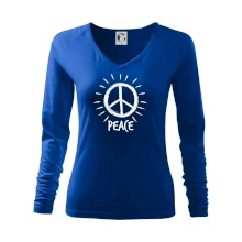 Peace symbol černobílý