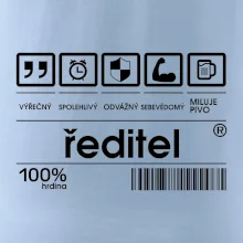 Čárový kód - Ředitel