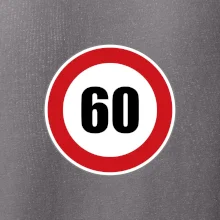 Dopravní značka - omezení rychlosti 60