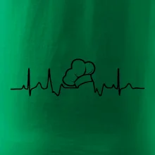 EKG kuchařská čepice