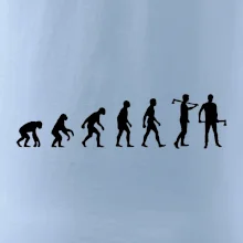Evoluce dřevorubec - sekera