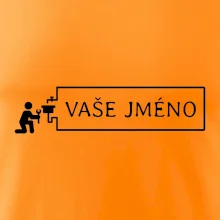 Instalatér - jméno v rámečku