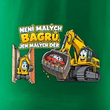 Není malých bagrů jen malých děr