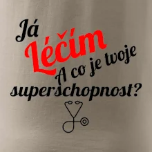 Já léčím - tvoje superschopnost? Šikmý nápis