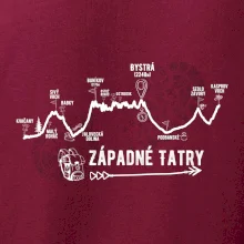 Profil kopca Západné tatry