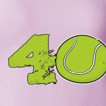 Tenis kulaté narozeniny 40