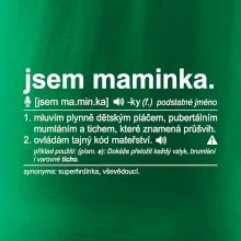 Jsem maminka. Mluvím plynně dětským pláčem bíle