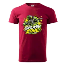 Neonový zásah splash zone paintball