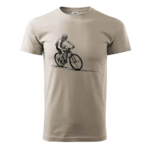 MTB kreslený cyklista