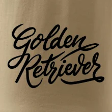 Golden retriever - nápis okrasný