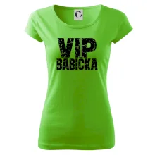 VIP babička černá grunge typografie