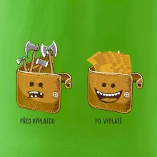 Před výplatou po výplatě  (Pecka design)