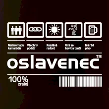 Čárový kód - Oslavenec