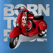 Scooter born to ride red