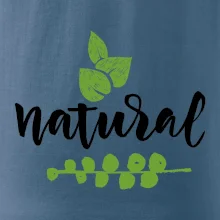 Natural - nápis v listech