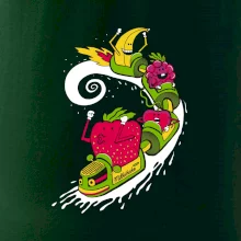 Milkshake vlak kreslený (Pecka design)