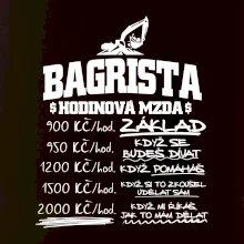 Hodinová mzda bagrista Hodinová mzda bagrista