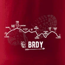 Profil kopců - Brdy