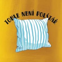 Tohle není polštář - modrý