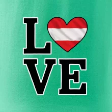 Love Rakouská vlajka