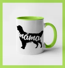 Zlatý retrívr máma obrys