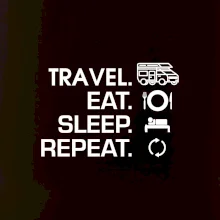 Eat sleep travel - alkovna