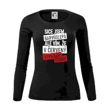 Sice jsem barvoslepá, ale vím, že v červené vypadám dobře