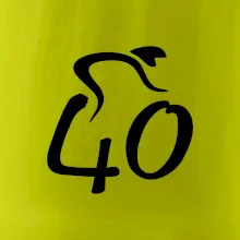 Cyklista slaví čtyřicítku (40)