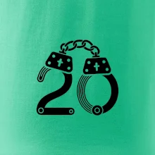 Narozeninové tričko pro policajta - pouta 20