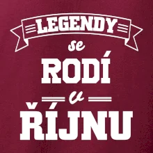 Legendy se rodí v říjnu