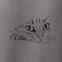 Kočka obličej kreslený