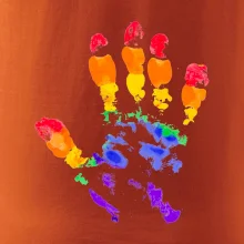 LGBT hand print