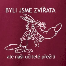 Školní triko - Zvířata