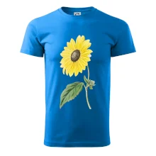 Slunečnice otočená