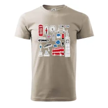 Velká Británie - kreslené ikonky