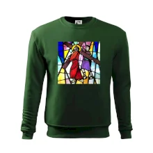 Vitráž - Ježíš a kříž