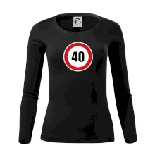 Dopravní značka - omezení rychlosti 40