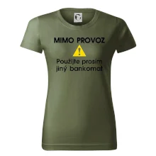 Mimo provoz - použijte jiný bankomat