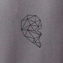 Párovy motiv srdce geometrie - ONA