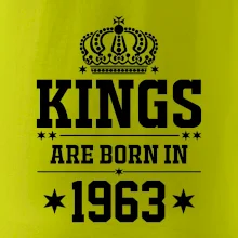 Kings are born in 1963