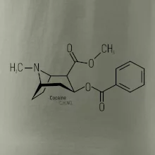 Molekulární struktura Cocaine Kokain