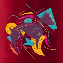 Pes abstrakce hubený