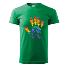 LGBT hand print