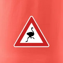 Dopravní značka - Pozor pštros