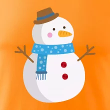 Sněhulák se šálou